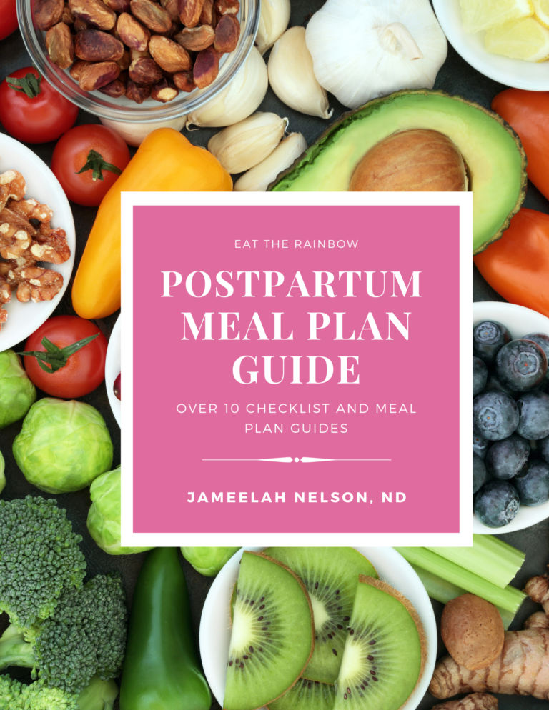 Postpartum Meal Plan Guide Healthy Lifestyle Wellness Center